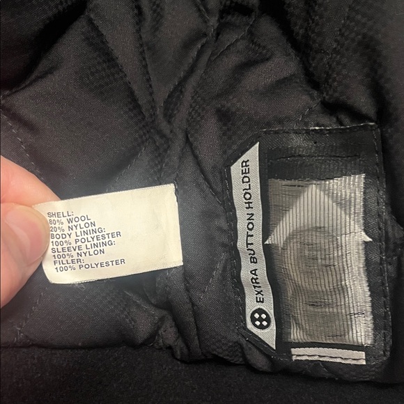 GAP Men's Classic Black Wool Jacket - Picture 4 of 6